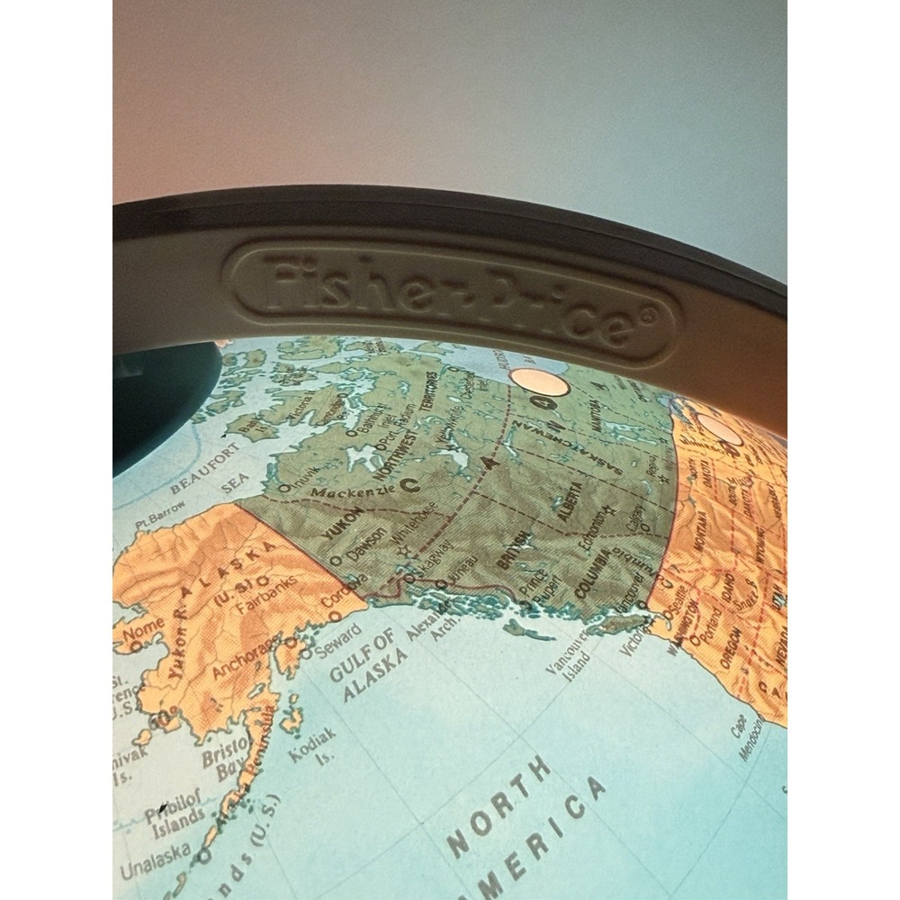Fisher Price Discovery Globe Earth Educational Lights Up TESTED Vintage Fun 🤩 - Picture 13 of 16